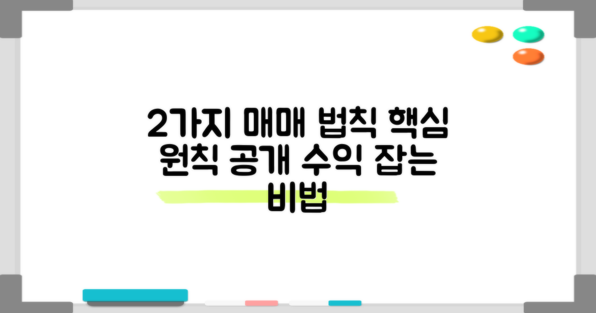 2가지 매매 원칙