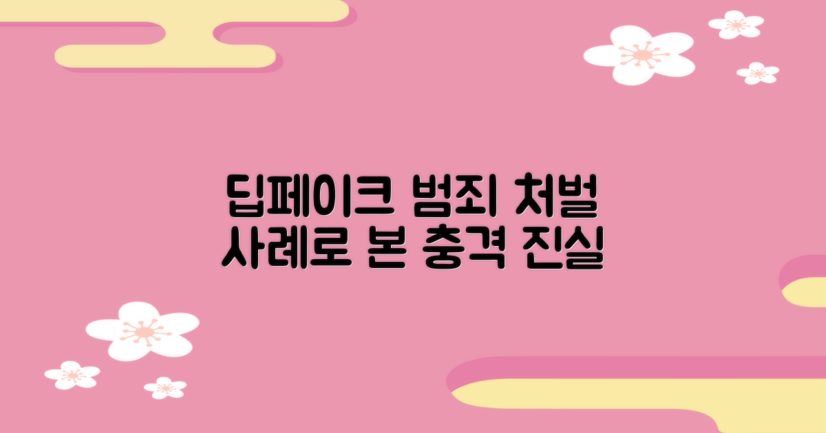 처벌 사례로 본 딥페이크의 위험성