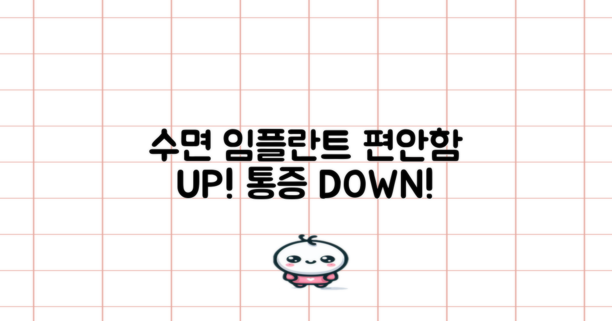 수면 임플란트 2가지 혜택: 편안함과 통증 감소를 위한 완벽 가이드