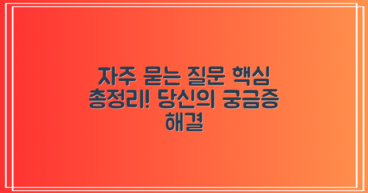 자주 묻는 질문